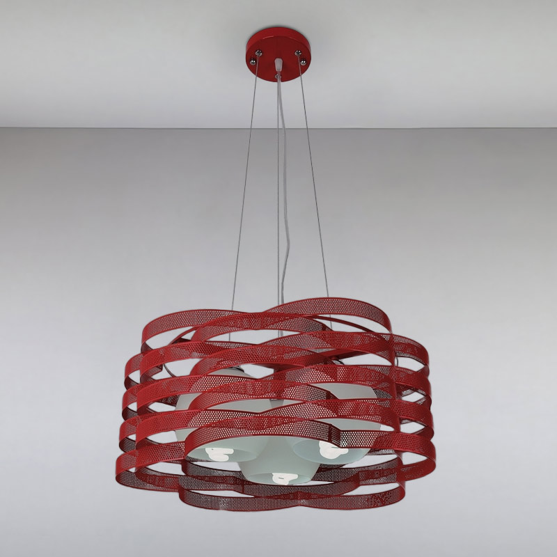 

Люстра подвесная Light House LS-15133-3 КРАСНЫЙ