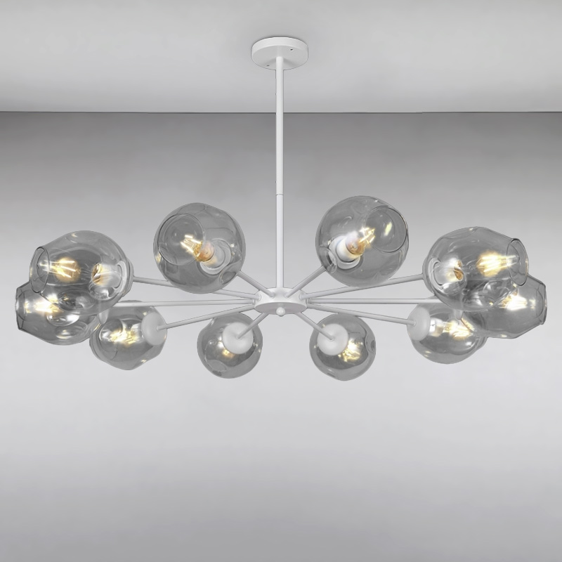 

Люстра подвесная Light House LS-15179-10 WH+CL белая