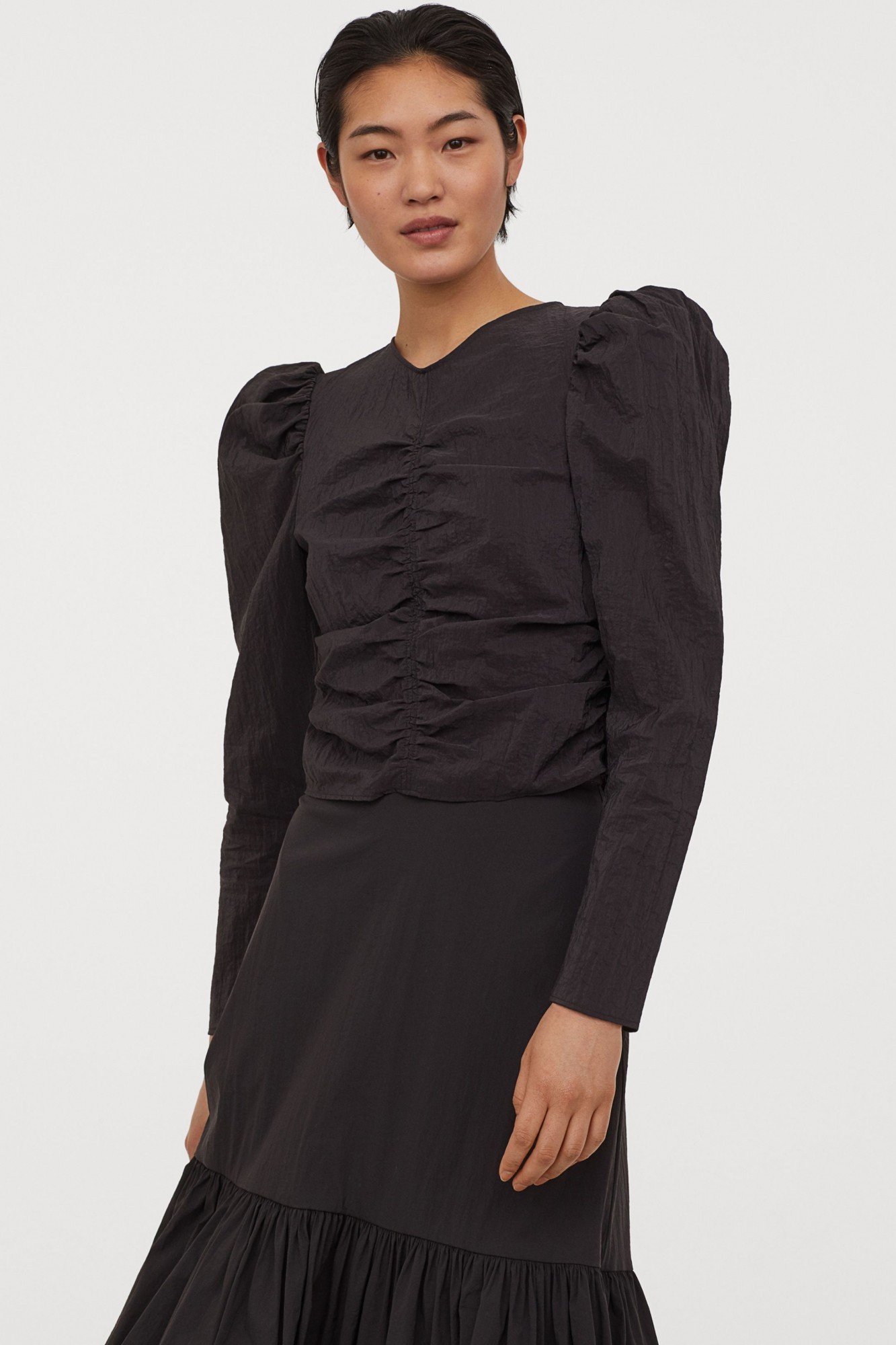 

Блуза H&M 38 черный 8610361RP5