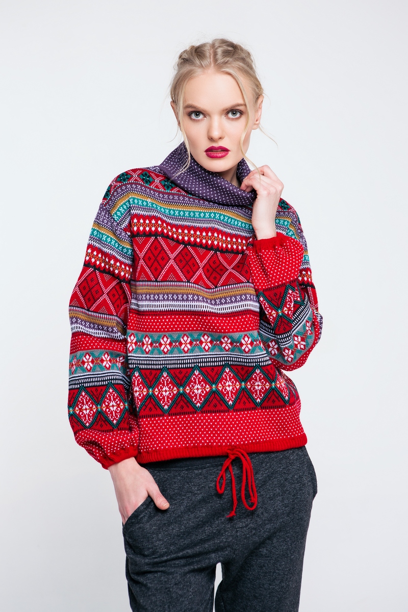 

Свитер Sewel SW494  Красный SW494030607, Свитер Sewel SW494 42-44 Красный SW494030607