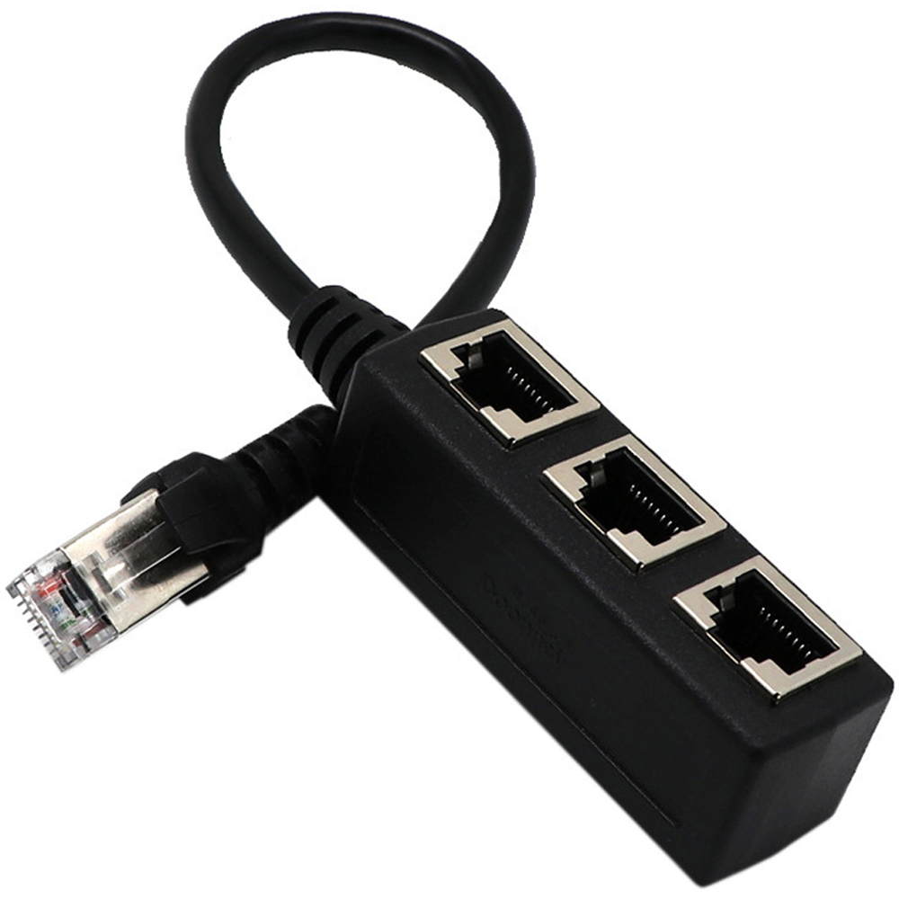 Сплиттер RJ45 Ethernet для интернет подключения на 3 порта ...