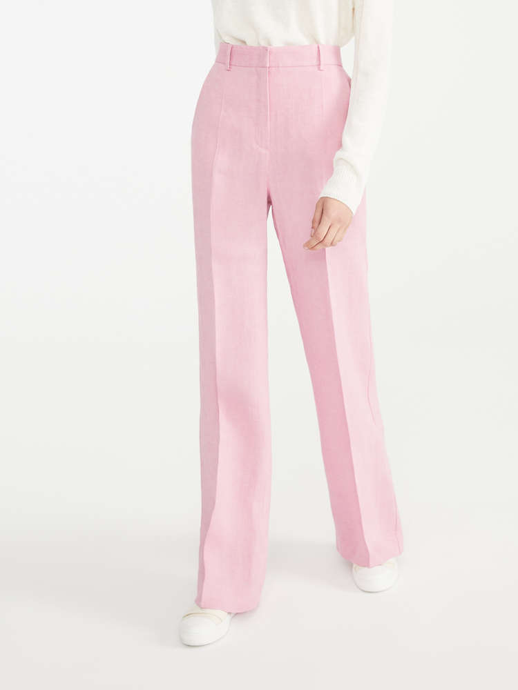 

Брюки MaxMara  Светло-розовые 51312291000, Брюки MaxMara 48 Светло-розовые 51312291000
