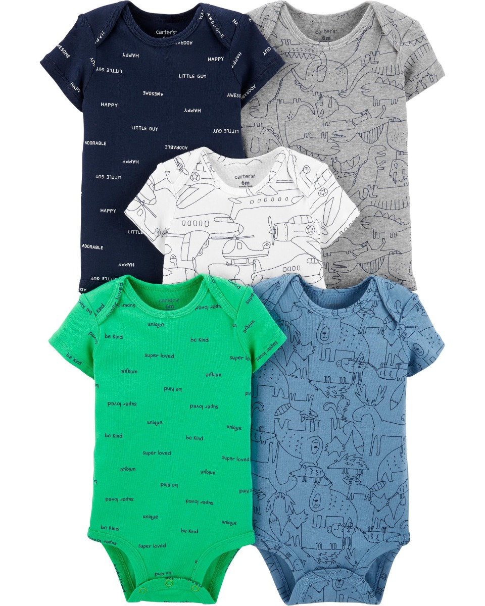 

Набор бодиков Carters Airplane Original Bodysuits 72-78 см (размер 12М)