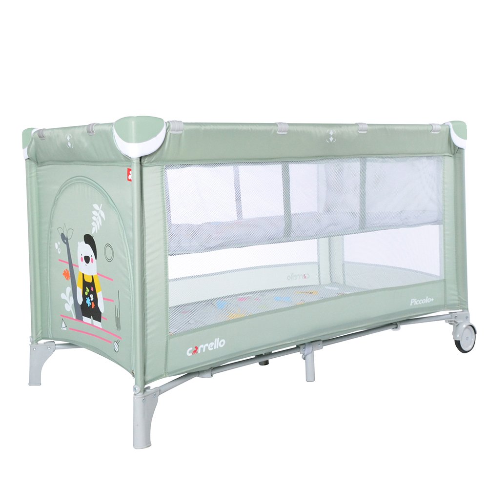 

Кровать-манеж со вторым дном Carrello Piccolo+ CRL-9201/2 Mint Green