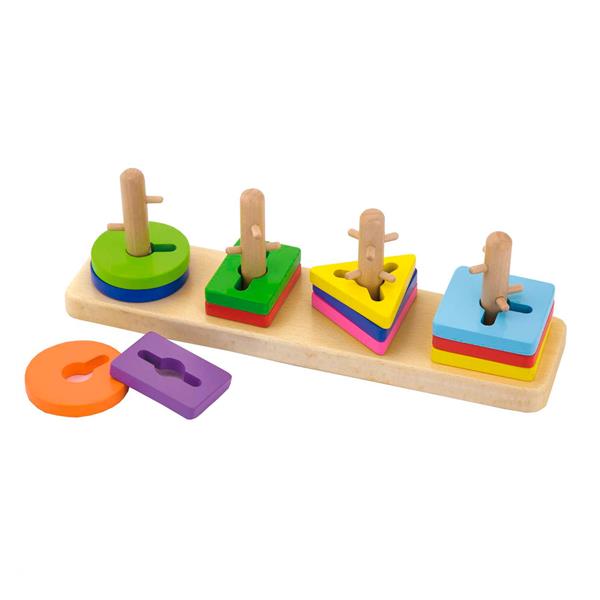 

Головоломка для малышей Viga Toys 'Форма и цвет' (50968)