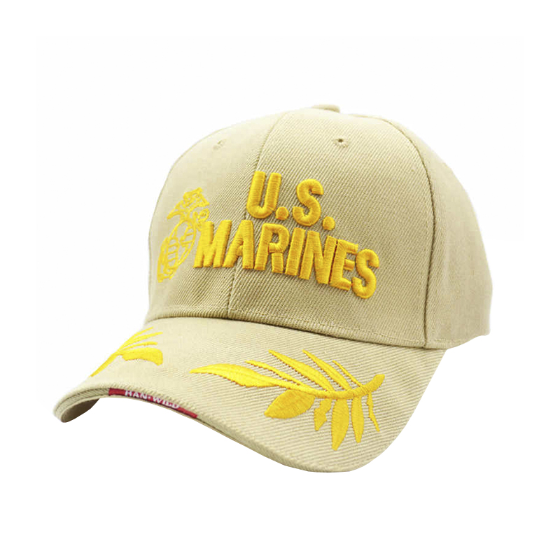

Бейсболка Han-Wild U.S.Marines Хаки армейская с вышивкой мужская