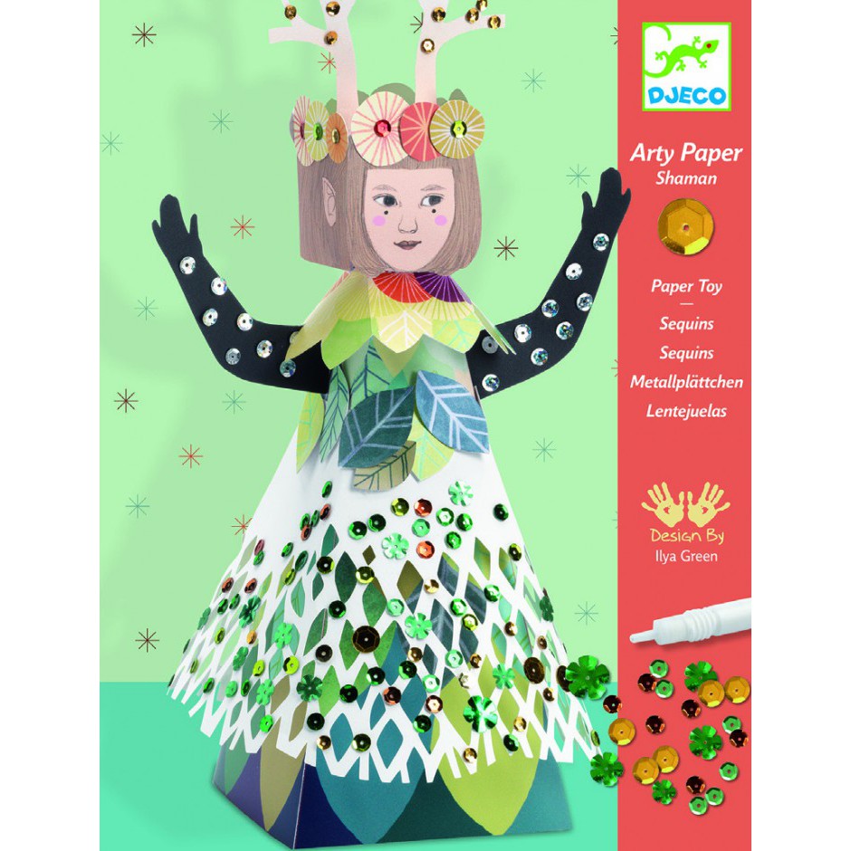 

DJECO Набор для творчества бумажная фигура "Шаманка" (DJ09662) (3070900096622)