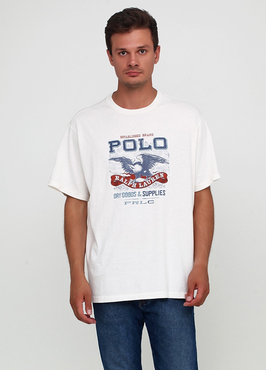 

Футболка мужская RALPH LAUREN XLT/TALL молочная 2107220