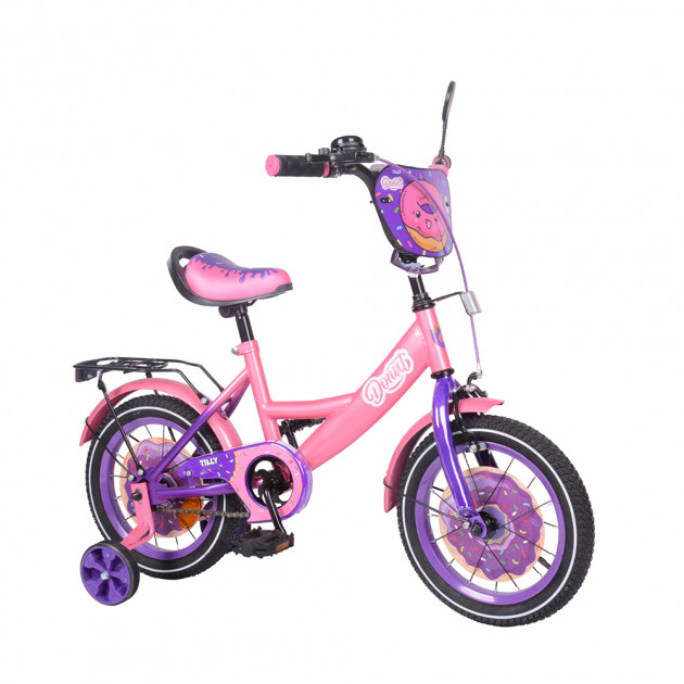 

Велосипед TILLY Donut 14" T-214214/1 pink+purple