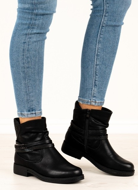 

Женские ботинки, размер 36, цвет Черный, код 10634