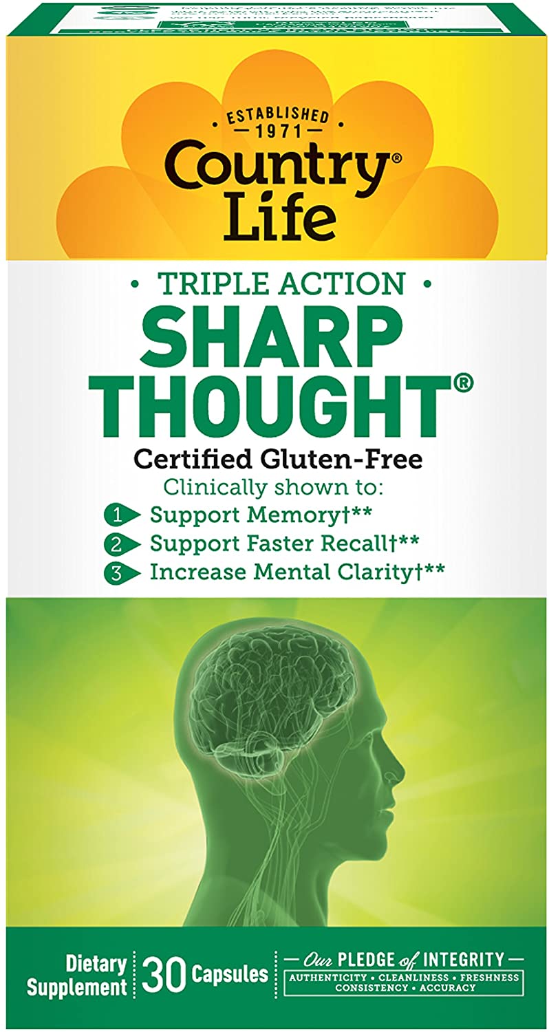 

Специальный продукт Country Life SharpThought 30 кап (4384302787)