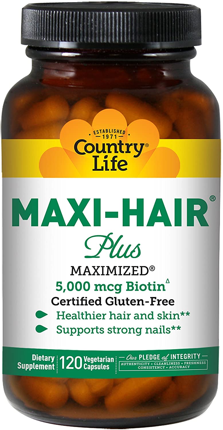 

Витамины Country Life Maxi-Hair 120 капсул (4384302778)