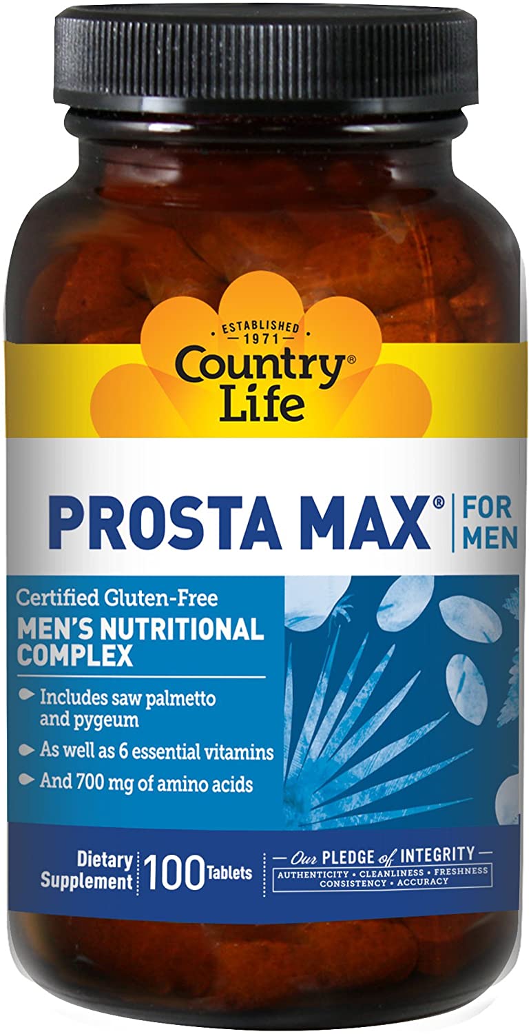 

Тестостероновый бустер Country Life Prosta Max For Men 100 таблеток (4384302777)