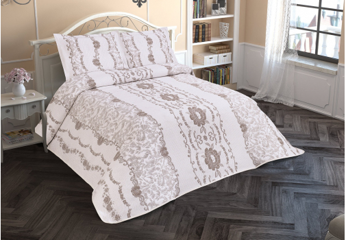 

Покрывало Jackline Pano Fiore Grey 240x260 Серый