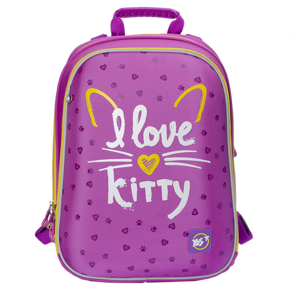 

Рюкзак школьный Yes H -12 I love kitty (558014)