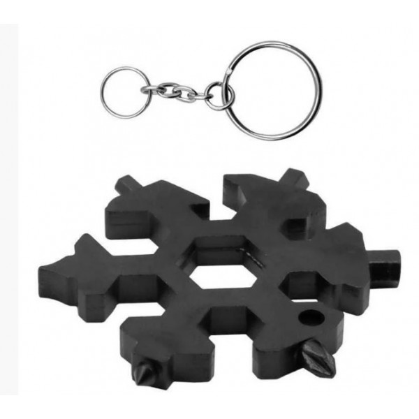 

Мультитул отвертка 18 в 1 в виде снежинки Snowflake Wrench Tool HMD