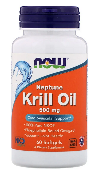 

Омега 3 NOW Foods Krill Oil 500 мг - 60 софт капс