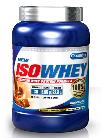 

Сывороточный протеин Quamtrax Iso Whey 908 г капучино