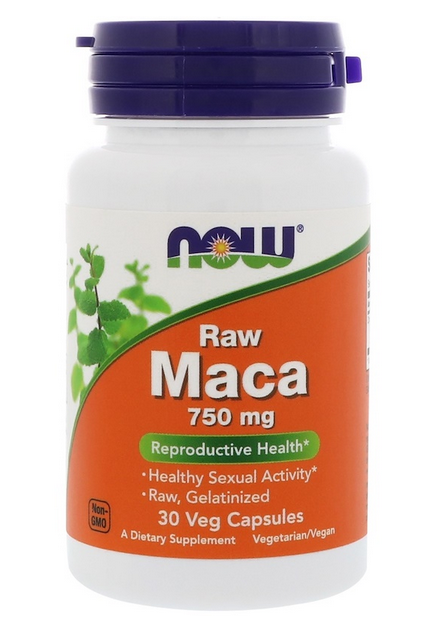 

Добавки для активного долголетия NOW Foods Maca 750 мг - 30 капс