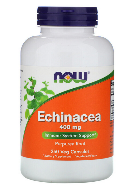 

Добавки для иммунитета NOW Foods Echinacea 400 мг - 250 капс
