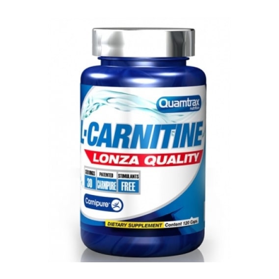 Жиросжигатель для спорта Quamtrax L-Carnitine Lonza Quality 120 Caps ...
