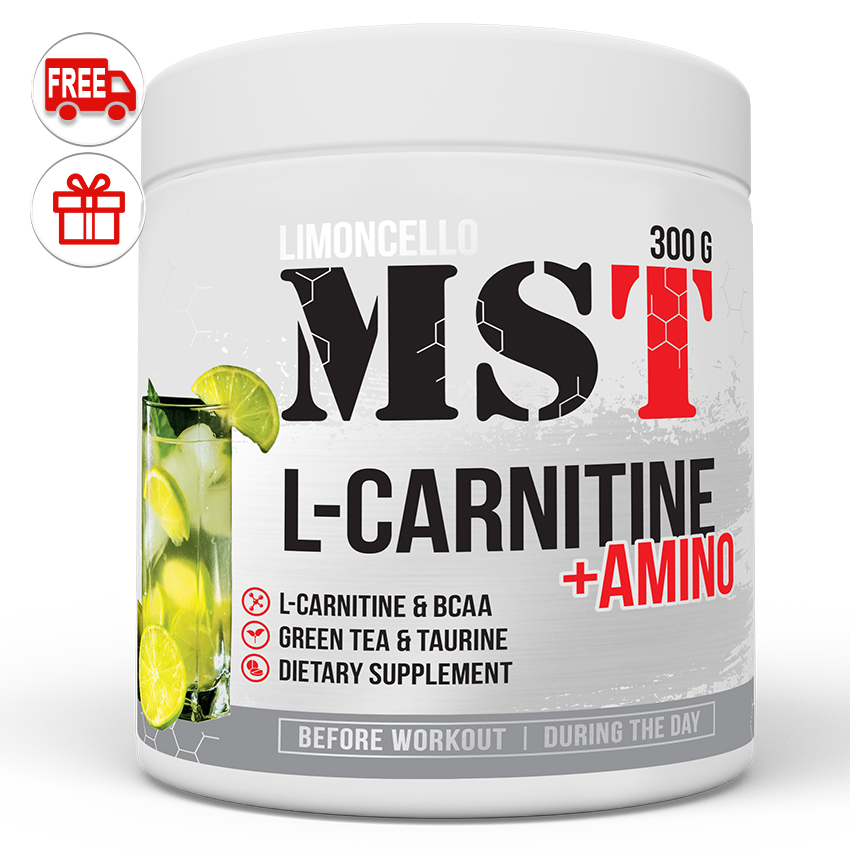 

Жиросжигатель MST Nutrition L-Carnitine + Amino 300 грамм Лимончелло