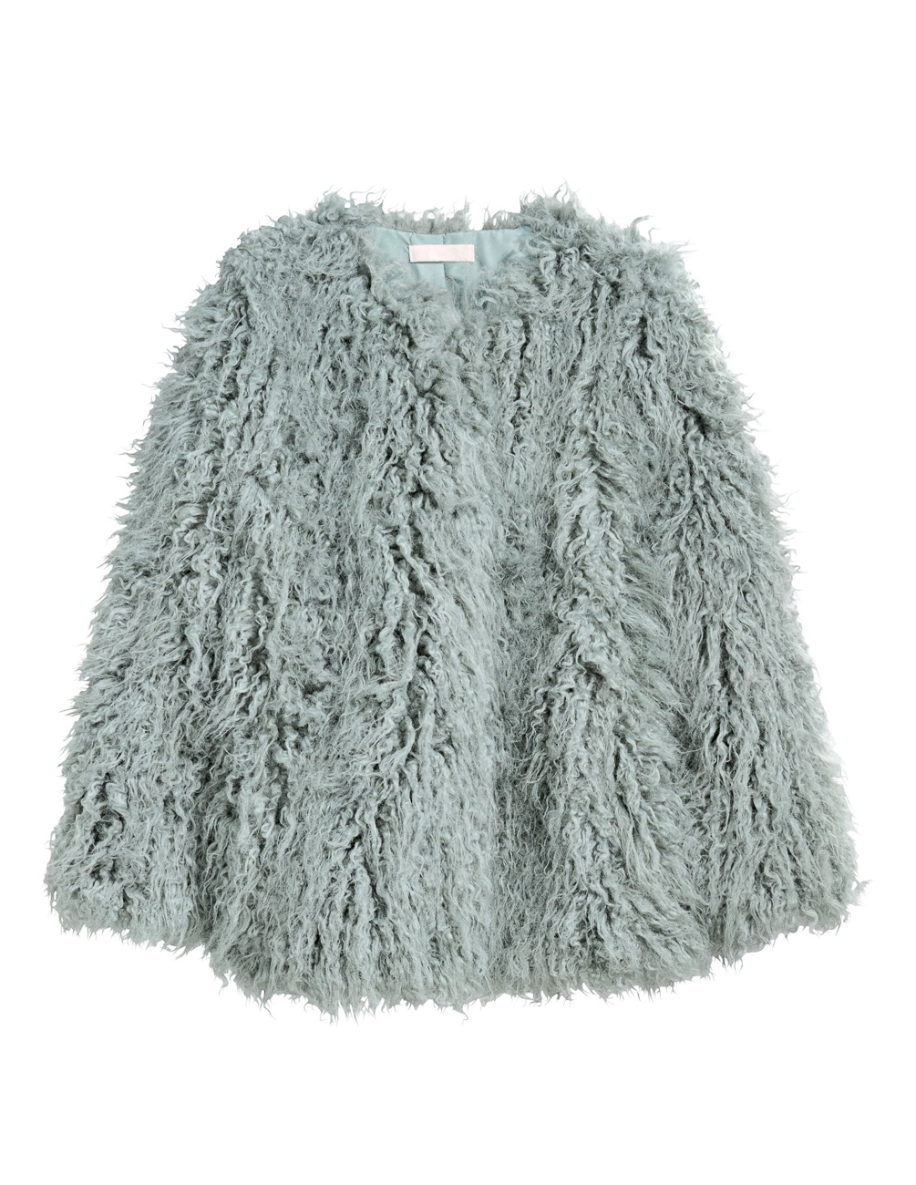 

Шуба H&M Ж1051436 цвет зеленый S