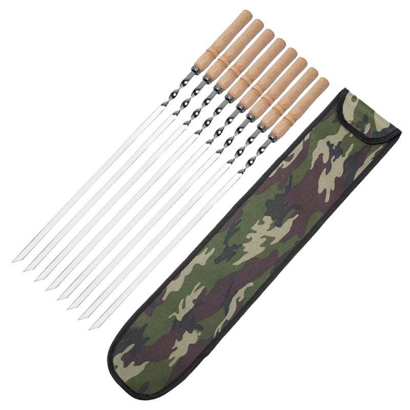 

Набор шампуров Лак с чехлом 8 шт 60смX10ммX2мм EcoGrill нерж(466334)