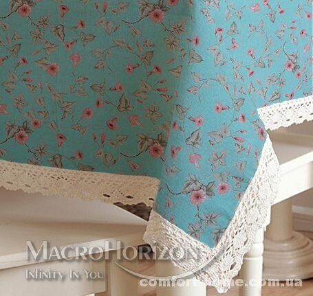 

Скатерть Provance Spain SANDY Artico Ипомея Голубой, арт. MG-126481, Овал 140*180 см