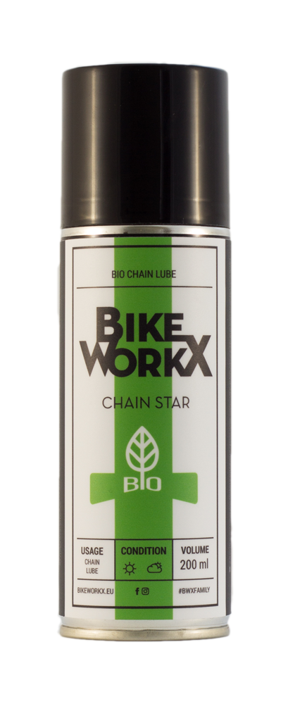 

Смазка для цепи BikeWorkX Chain Star “Bio” 200 мл.