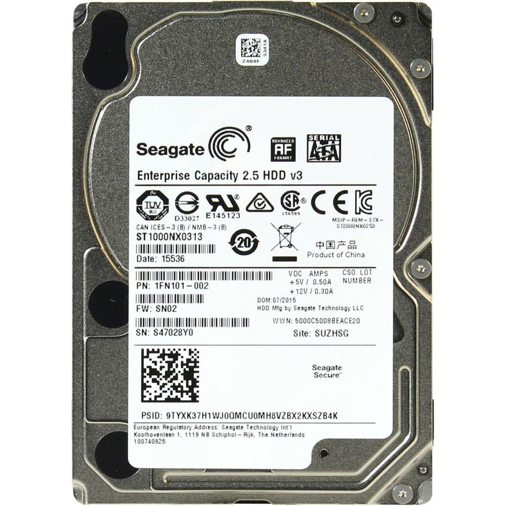 

Жесткий диск для сервера 2.5" 1TB Seagate (ST1000NX0313)