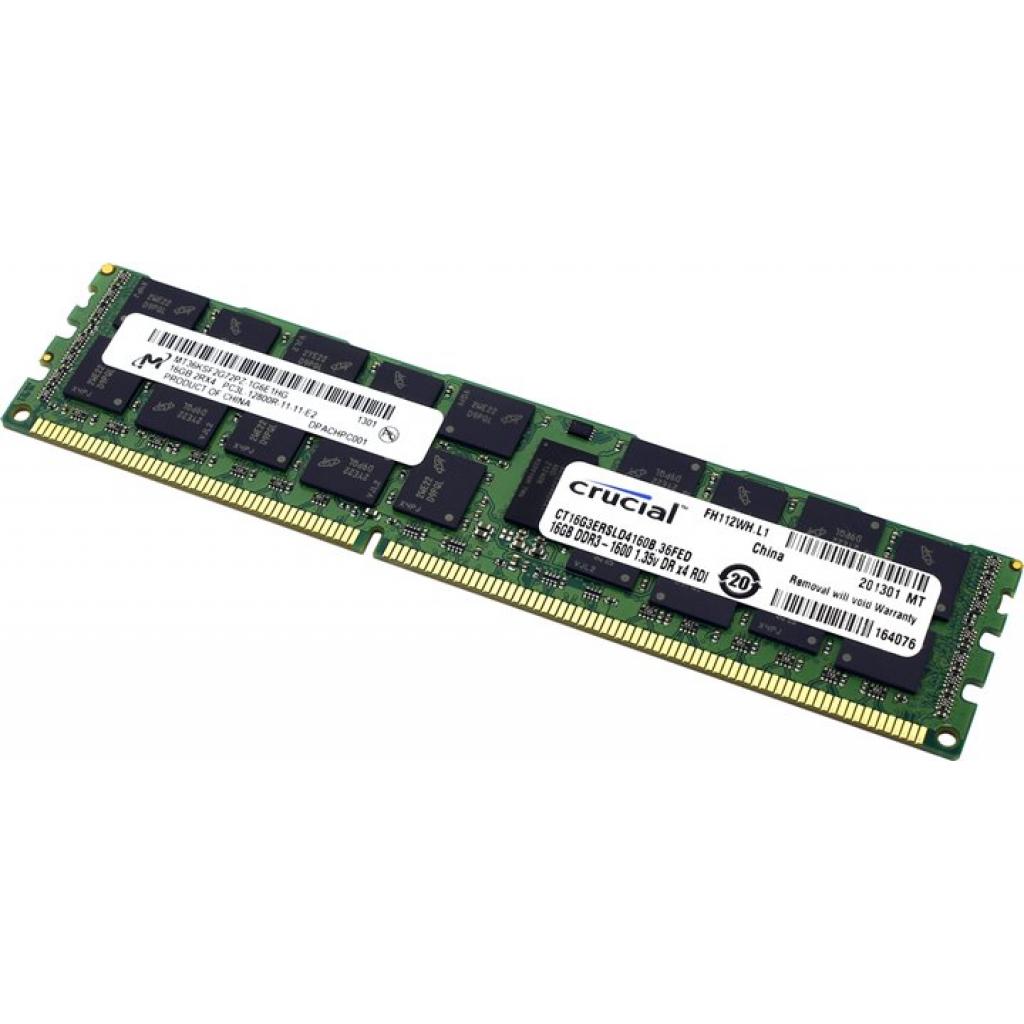 

Модуль памяти для сервера DDR3 16GB ECC RDIMM 1600MHz 2Rx4 1.35V CL11 MICRON (CT16G3ERSLD4160B)