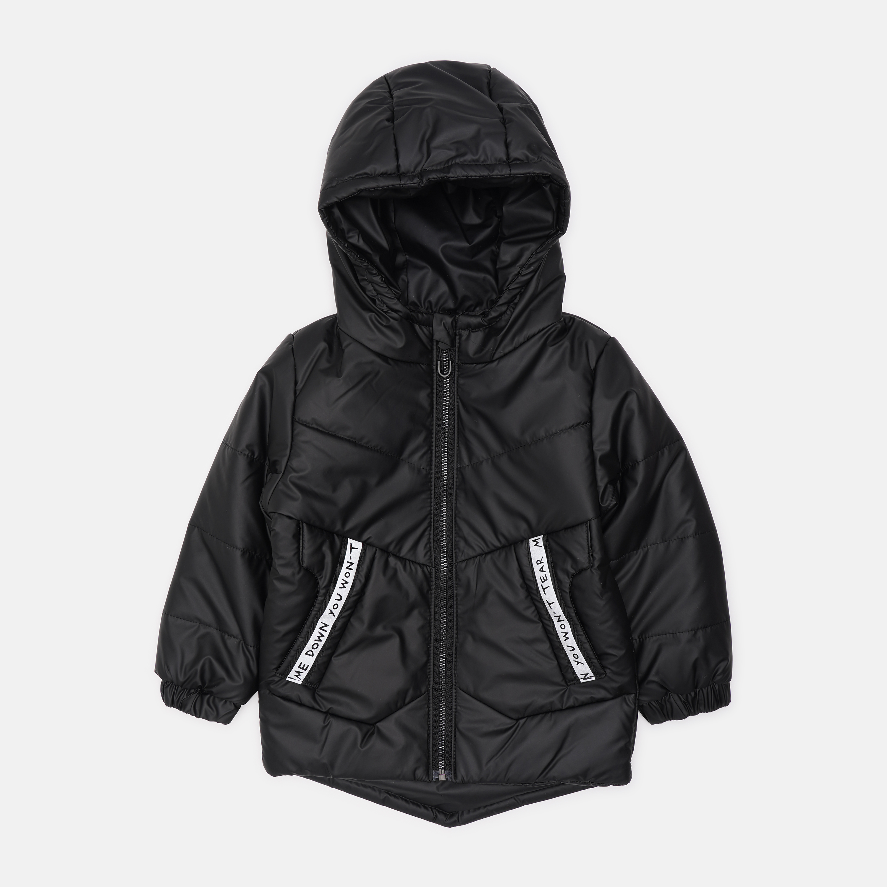 Акция на Дитяча демісезонна куртка для хлопчика Одягайко 22774 104 см Чорна от Rozetka