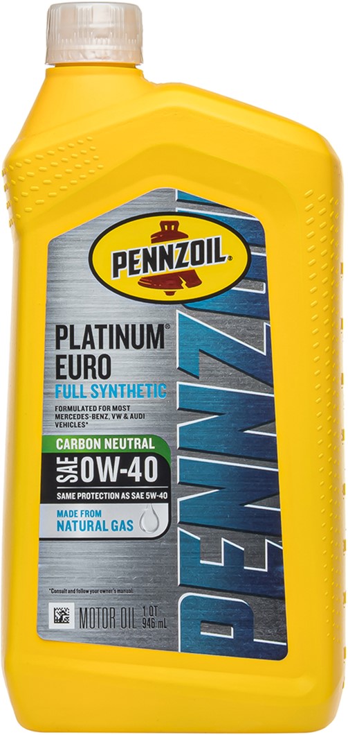 Моторное масло Pennzoil Platinum Euro 0W-40 Fully Synthetic 946 мл ...