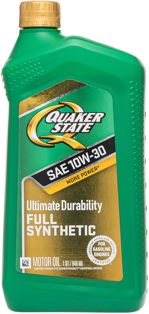 Моторное масло Quaker State 10W-30 Ultimate Durabiliti Full Synthetic ...