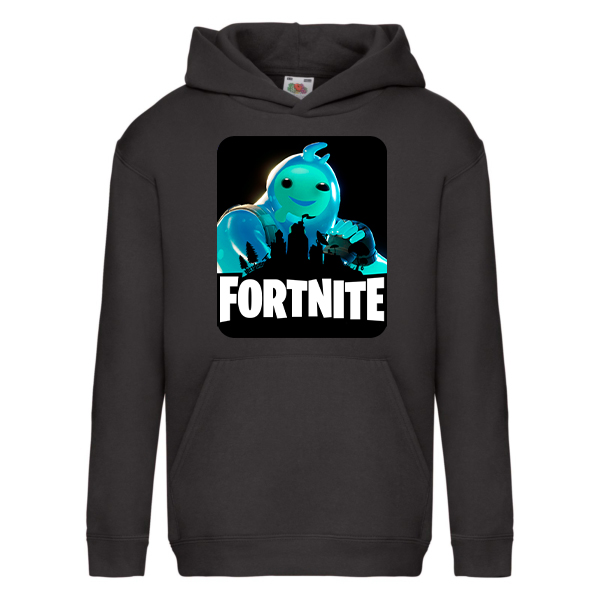 

Худи для девочек Fruit of the Loom Fortnite (Пузырь Всплекс Rippley vs Sludge Фортнайт) Черный 164 см URSFD164m