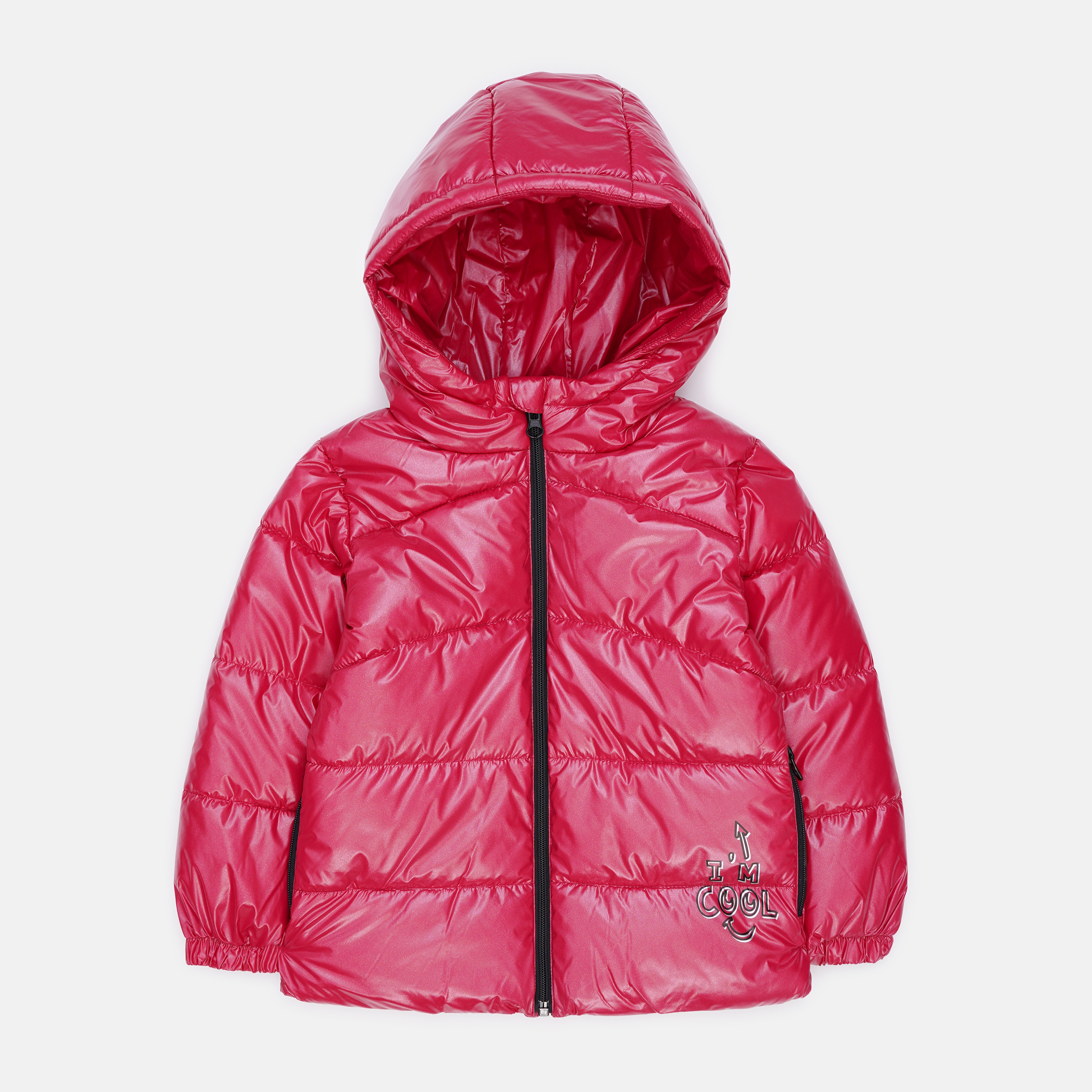 Акція на Дитяча демісезонна куртка для дівчинки Evolution 10-вд-22 98 см Малинова від Rozetka