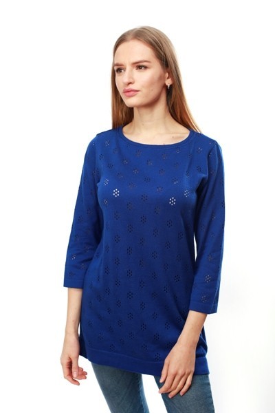 

Женский джемпер SOFline 92-0475 46 васильковый