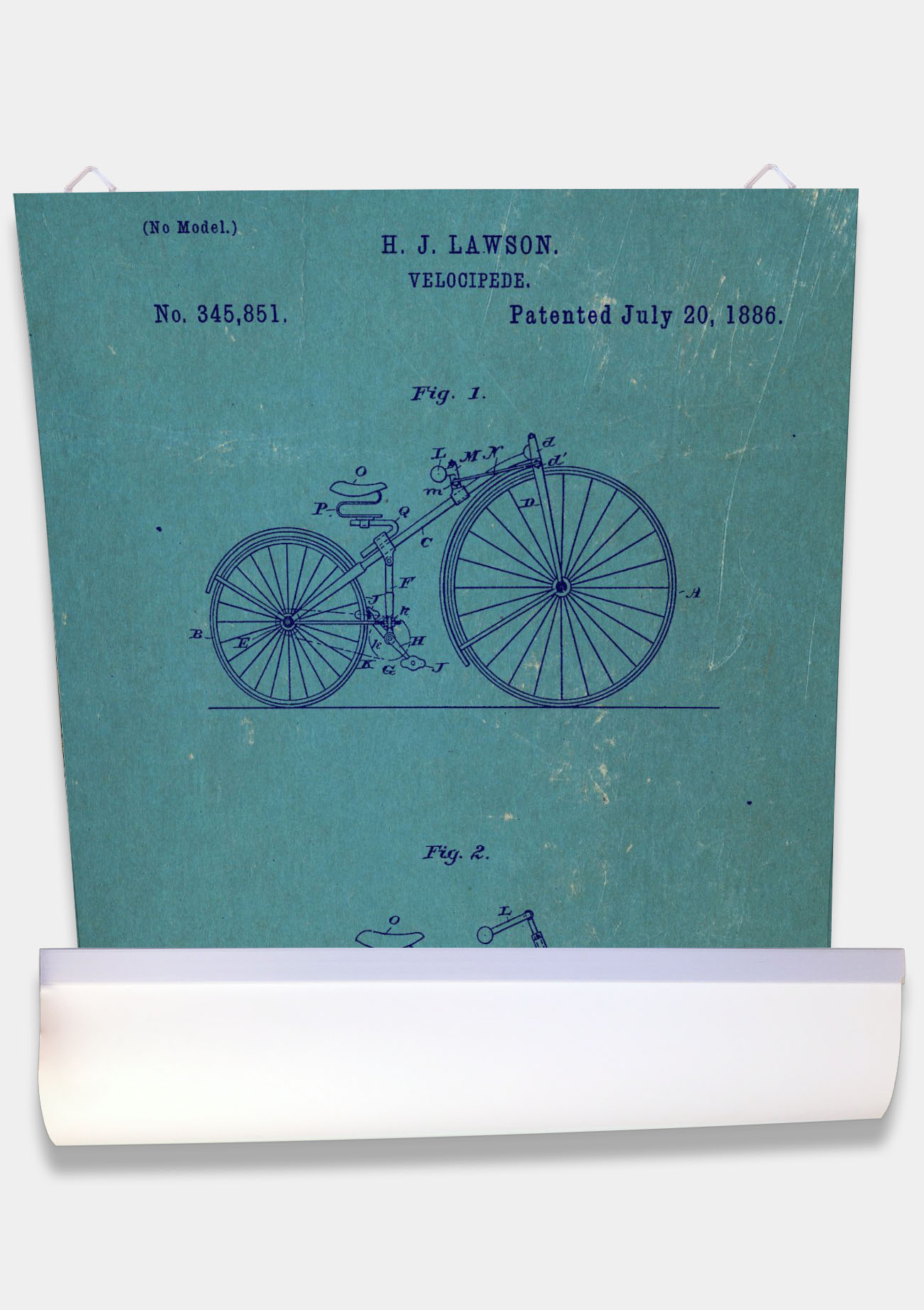 Модель 3D «Велосипед» из бумаги с лазерной резкой (3801381)