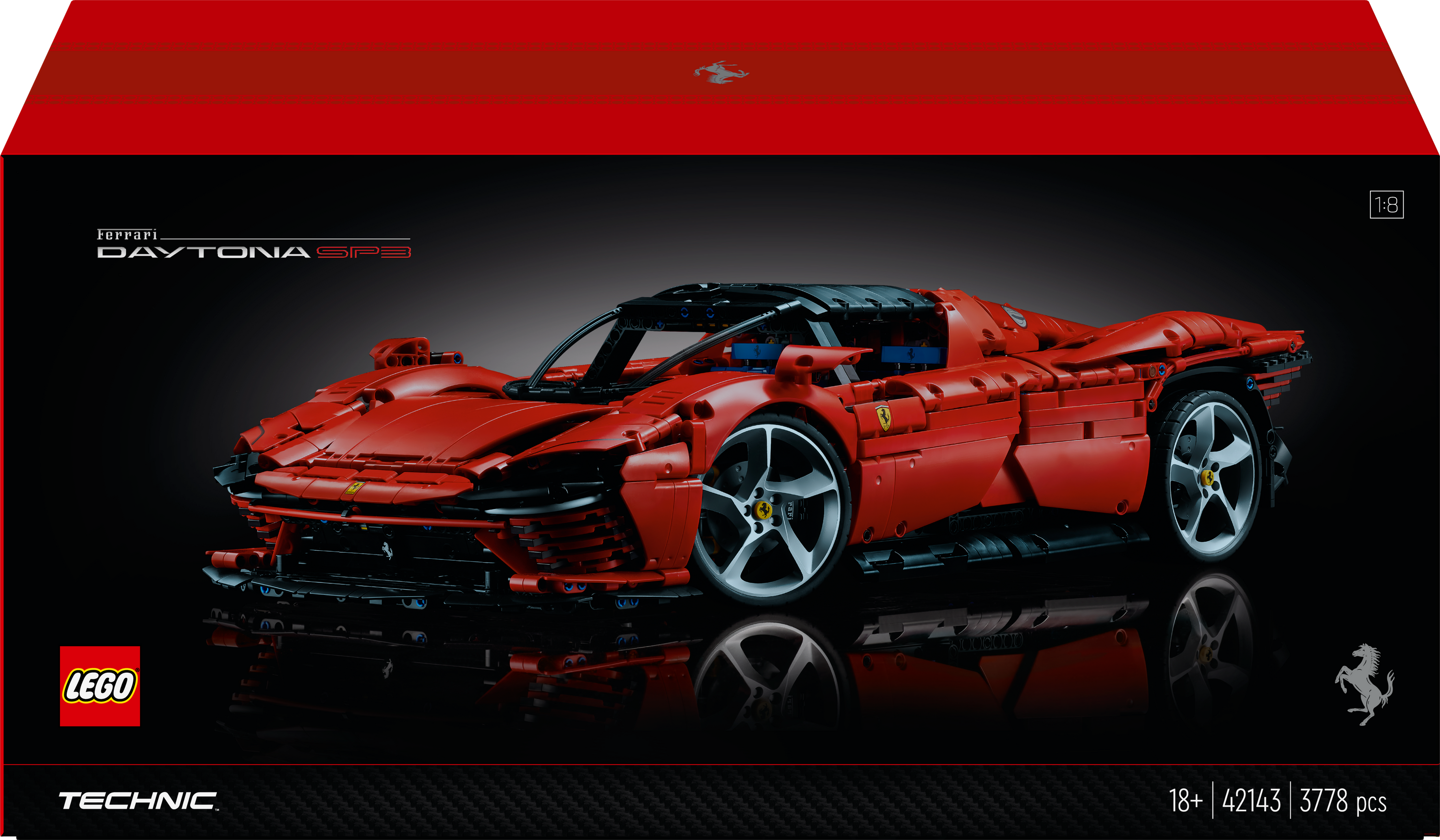 Конструктор LEGO Technic Ferrari Daytona SP3 3778 деталей (42143