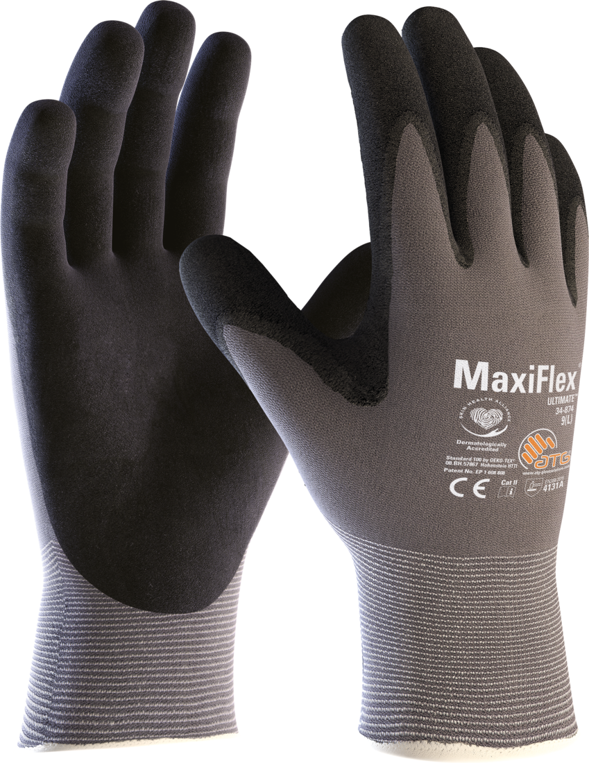Защитные высокотехнологичные перчатки ATG Gloves MaxiFlex® Ultimate™ р