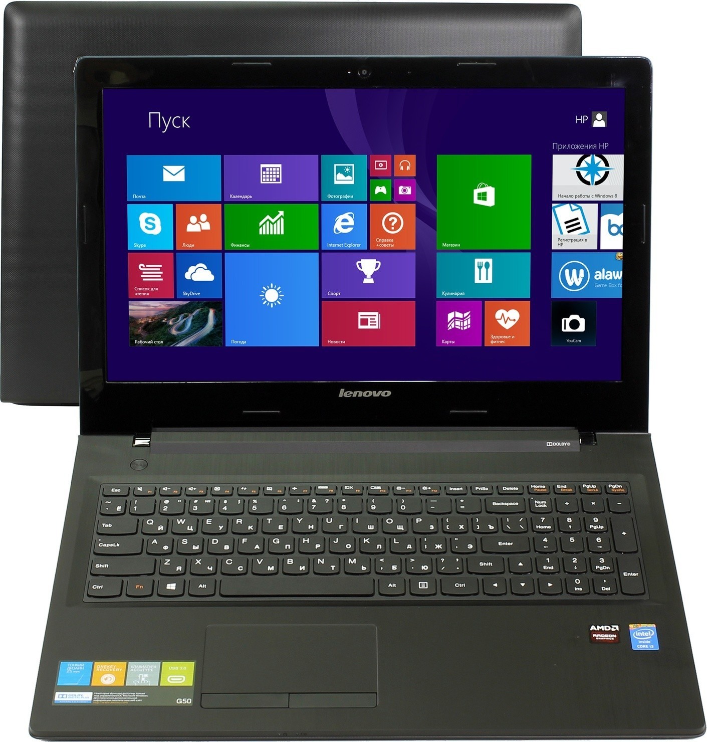 Ноутбук Lenovo G50-70/15,6"/i3-4030U/Intel HD Graphics 4400/ОЗУ 8 Gb ...