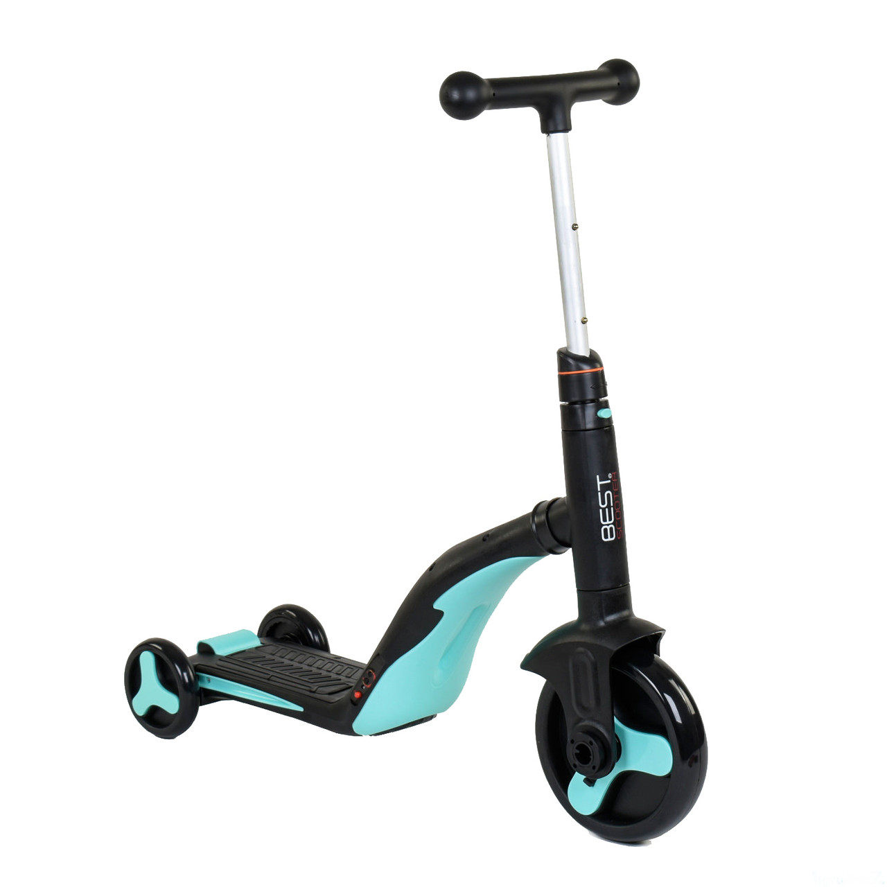 

Самокат Беговел Велосипед 3 в 1 Трансформер JT Best Scooter, DIMSA-657, Бирюзовый