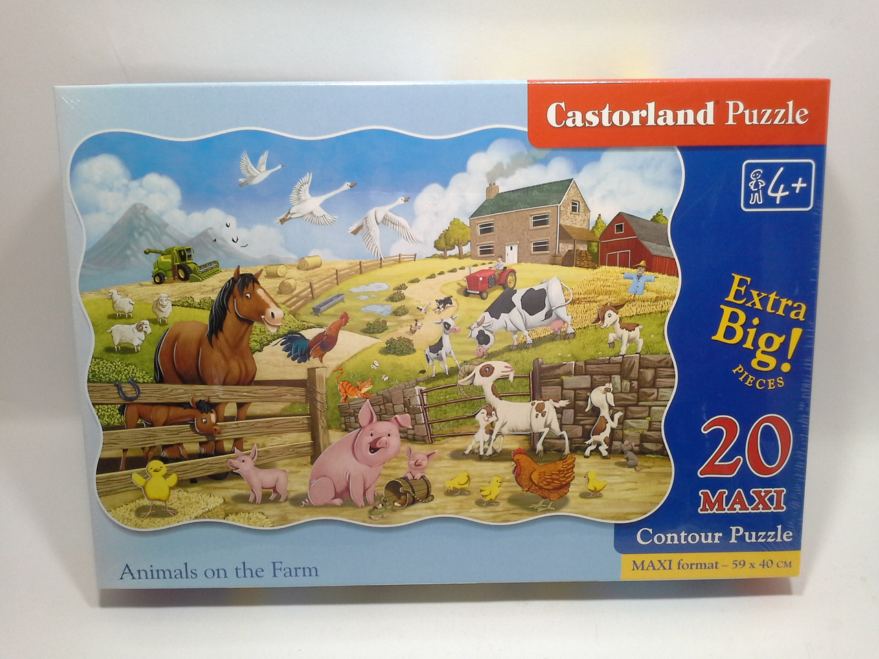 

Пазлы 20 элементов Castorland Maxi 02429 Животные на ферме