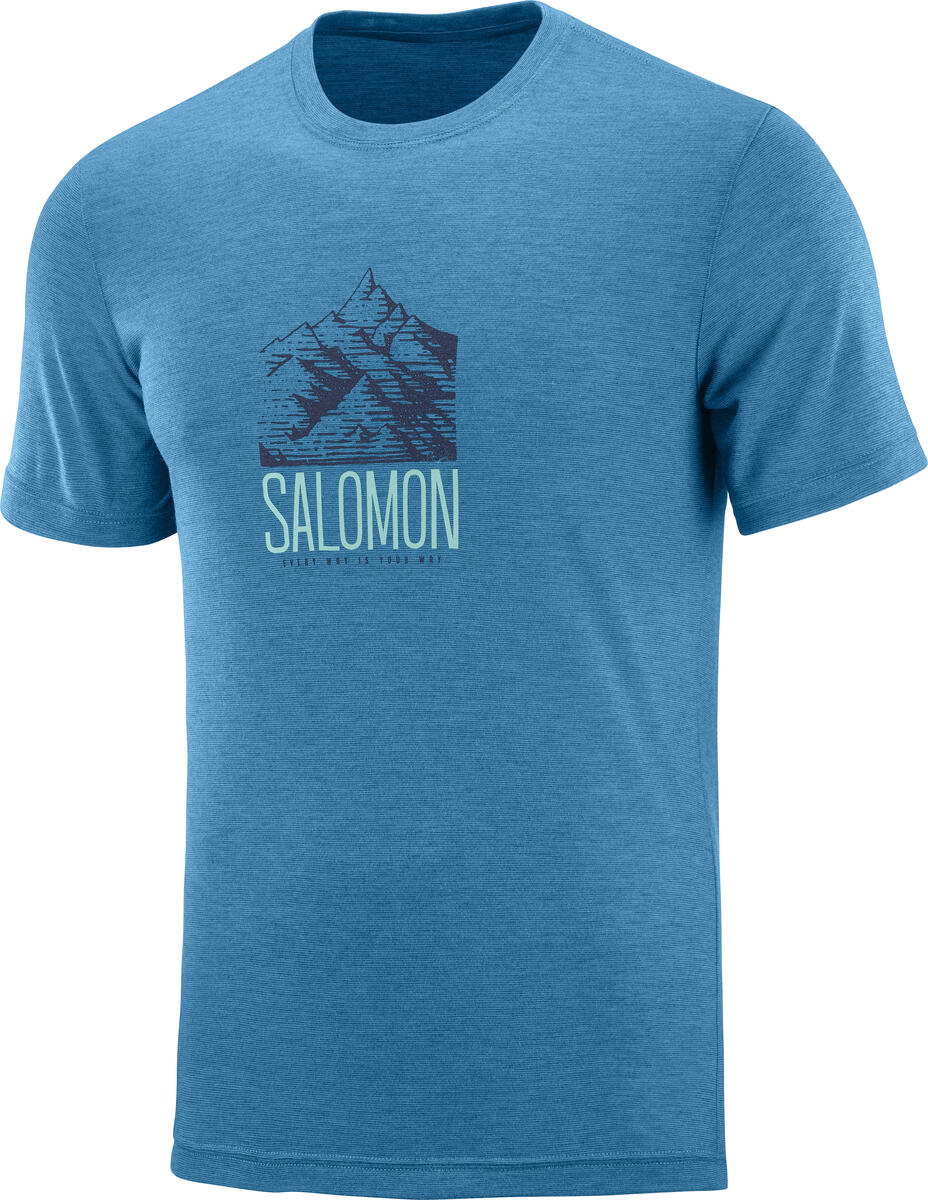 

Футболка SALOMON EXPLORE GRAPHIC SS TEE  синий sC12714, Футболка SALOMON EXPLORE GRAPHIC SS TEE S синий sC12714-S