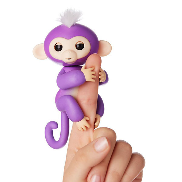 

Интерактивная обезьянка Fingerlings Happy Monkey Фиолетовая