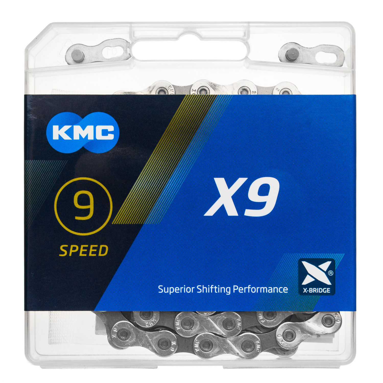 

Цепь велосипедная KMC X9 с замком KMC_X9