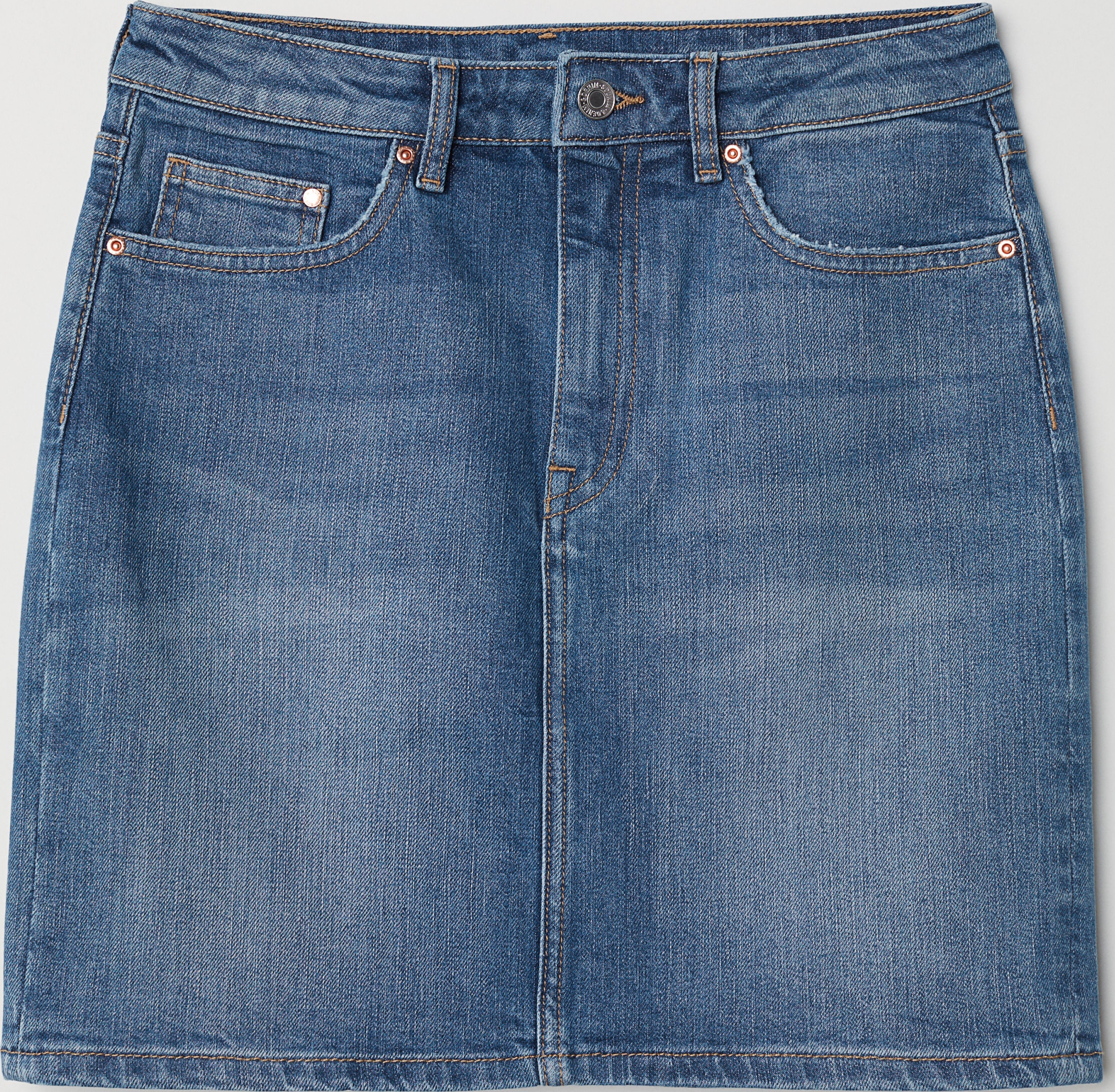 

Юбка джинсовая H&M 06257688 32 Голубая