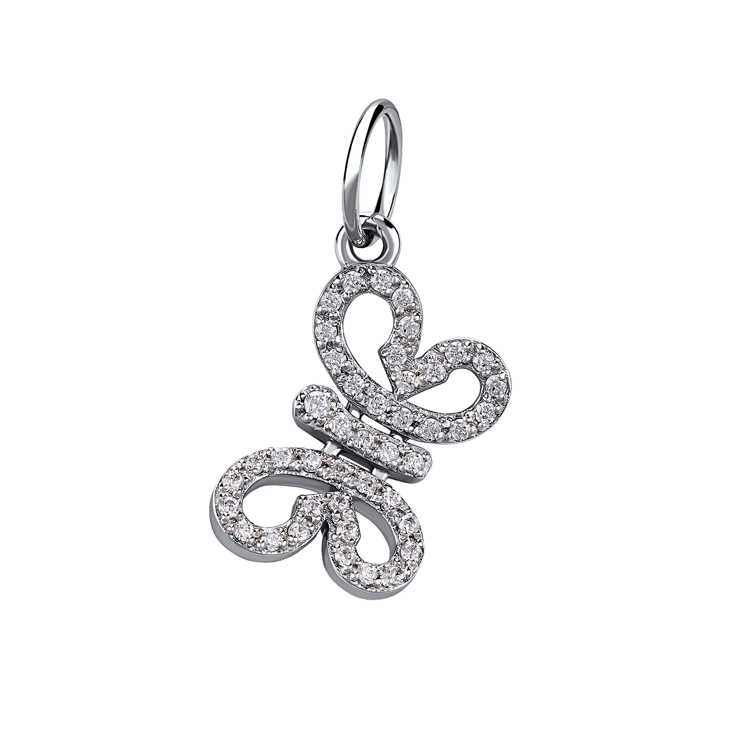 

Срібний шарм butterfly small cava.cool