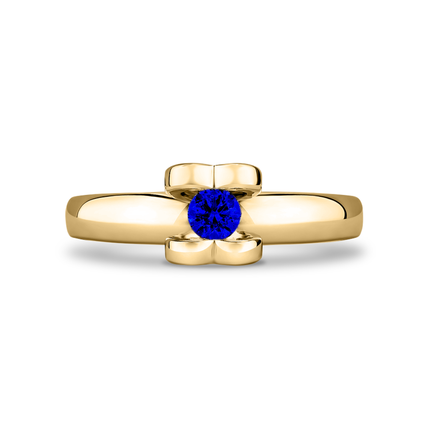 

Золотое кольцо с сапфиром 0.35 ct 15 cava.cool